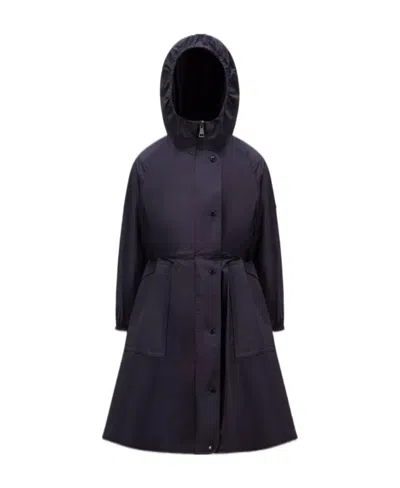 Moncler Lins Parker Down Jacket In Blue