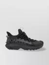Moncler Black Nylon Sneakers In Black