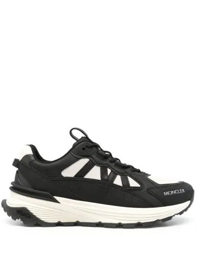 Moncler Lite Runner Low Top Sneakers In Black