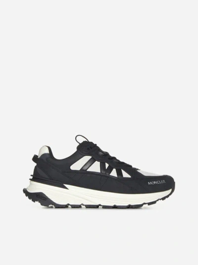 Moncler Lite Sneakers In Black