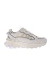 Moncler Breathable Mesh Panel Low-top Sneakers In White