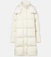 Moncler Litte Quilted Down Coat In White