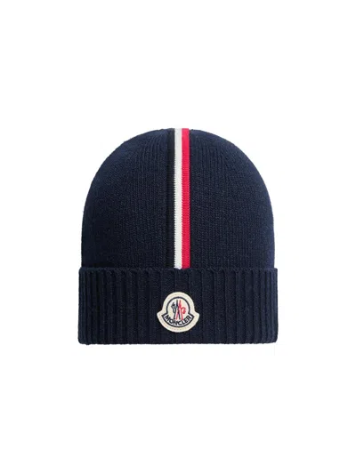 Moncler Little Boy's & Boy's Beanie Hat In Wool In Metallic