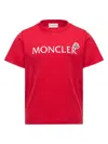 Moncler Enfant Logo T-shirt In Red