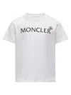 Moncler Little Boy's & Boy's Crewneck T-shirt In Cotton In White