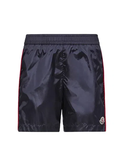 Moncler Little Boy's & Boy's Swim Trunks In Blue