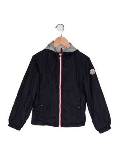 Pre-owned Moncler Babies'  Little Boys Windbreaker In Blue