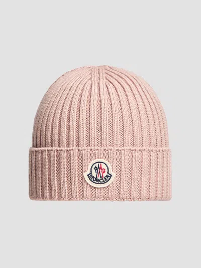 Moncler Kids' Little Girl's & Girl's Beanie Hat In Wool In Neutral