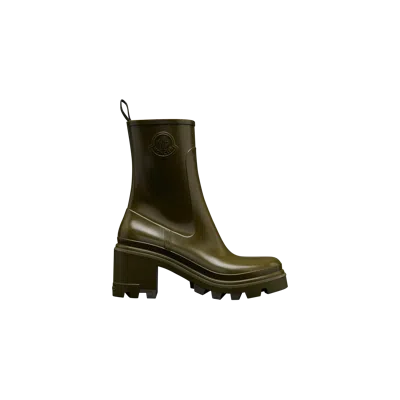 Moncler Loftgrip Rain Boots Green Size 38