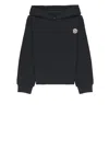 Moncler Loged Hoodie In Black