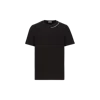 Moncler Logo Cotton T-shirt In Black