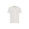 Moncler Logo Accent T-shirt White In White