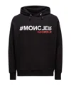 Moncler Logo Hoodie In Black