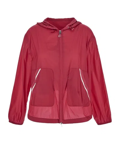 Moncler Filira Hooded Jacket In Red