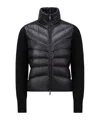 Moncler Womens Black Funnel-neck Brand-patch Regular-fit Shell-down Jacket In Black