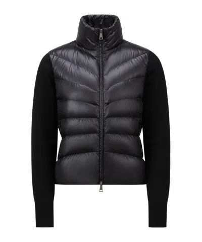 MONCLER MONCLER PANELLED ZIP-UP DOWN JACKET