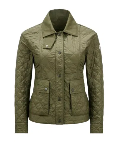 Moncler Galene Padded Jacket In Green