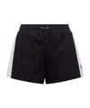 Moncler Jersey Shorts In Blue