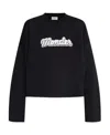 Moncler Cotton Crew-neck Sweatshirt In Black