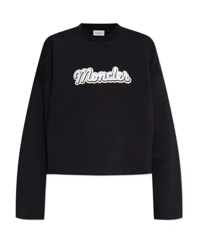 MONCLER MONCLER LOGO PRINTED CREWNECK SWEATSHIRT