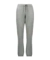 Moncler Logo Patch Trackpants In Gray