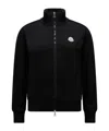 Moncler Tricot Logo Cardigan In Black