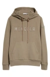 MONCLER LOGO APPLIQUÉ COTTON HOODIE