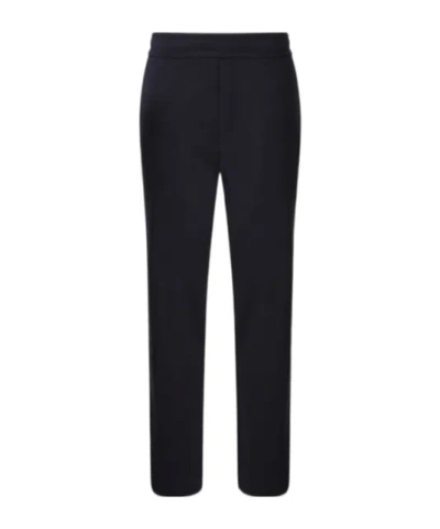 MONCLER LOGO-APPLIQUÉ ELASTICATED-WAIST TROUSERS