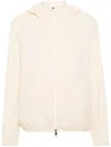 Moncler Logo-appliqué Jacket In Neutrals