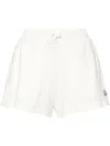 Moncler Logo-appliqué Jersey Shorts In 034 Neutrals