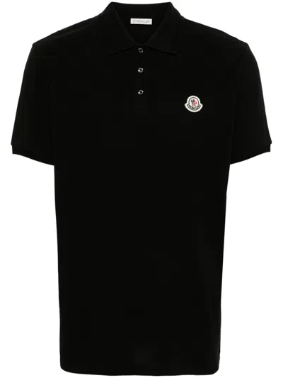 MONCLER LOGO-APPLIQUÉ PIQUÉ POLO SHIRT