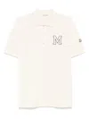 Moncler Logo-appliqué Polo Shirt In White