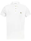 Moncler Logo-appliqué Polo Shirt In White
