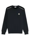 Moncler Logo-appliqué Sweatshirt In Blue