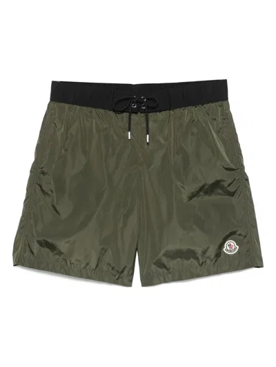 Moncler Logo-appliqué Swim Shorts