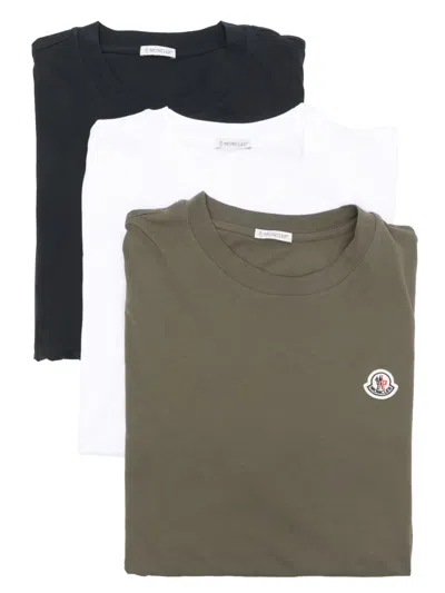 Moncler Logo-appliqué T-shirt In Multi