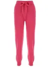 Moncler Fuchsia Wool Joggers In Pink