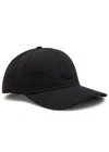 Moncler Black Baseball Cap With Logo Patch In Black