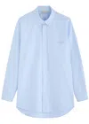 Moncler Button-front Shirt In Blue