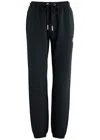 Moncler Logo-appliquéd Cotton Sweatpants In Navy