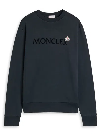 MONCLER MONCLER LOGO-APPLIQUÉD COTTON SWEATSHIRT
