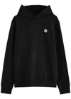 Moncler Black Cotton Sweatshirt In Black