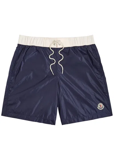 Moncler Logo-appliquéd Shell Swim Shorts
