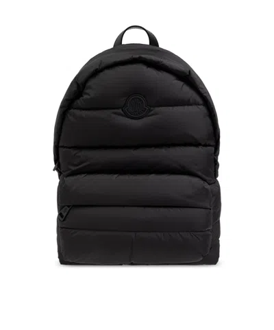 MONCLER MONCLER LOGO PATCH PADDED BACKPACK