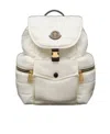 Moncler Logo Backpack In White
