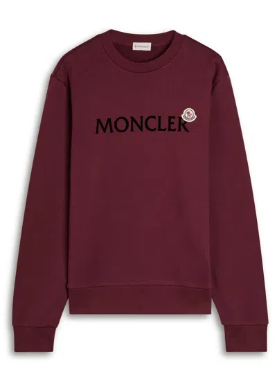 MONCLER MONCLER LOGO BADGE COTTON SWEATSHIRT