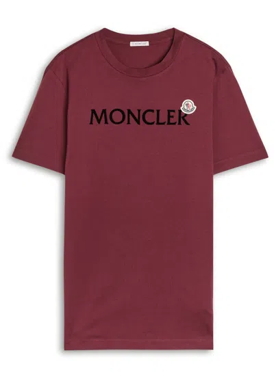 MONCLER MONCLER LOGO BADGE COTTON T-SHIRT