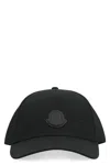 Moncler Casquette En Gabardine De Coton