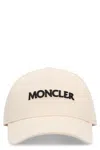 Moncler Logo Baseball Cap In Neutral