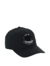 Moncler Logo-patch Adjustable Baseball Cap In Black